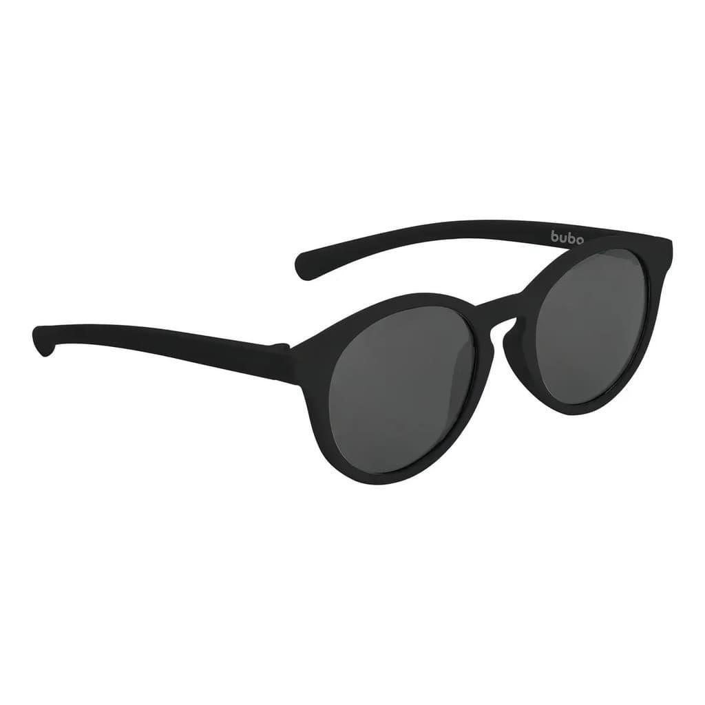 Óculos De Sol Infantil Buba Flexível Proteção Uva Uvb Preto Preto/azul-turquesa