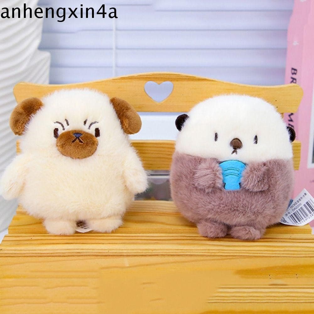 Estatuetas Da Série De Saco De Feijão ANHENGXIN , Brinquedo Fofo De Cachorro Elefante Com Vedação De Pelúcia De Algodão
