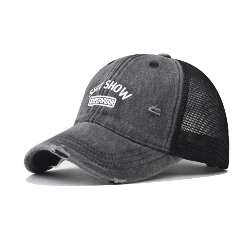 Boné de Beisebol de Algodão com Estampa Personalizada, Unissex, para Uso Externo, com Tela Respirável ---- *&*&-*-&--&&&