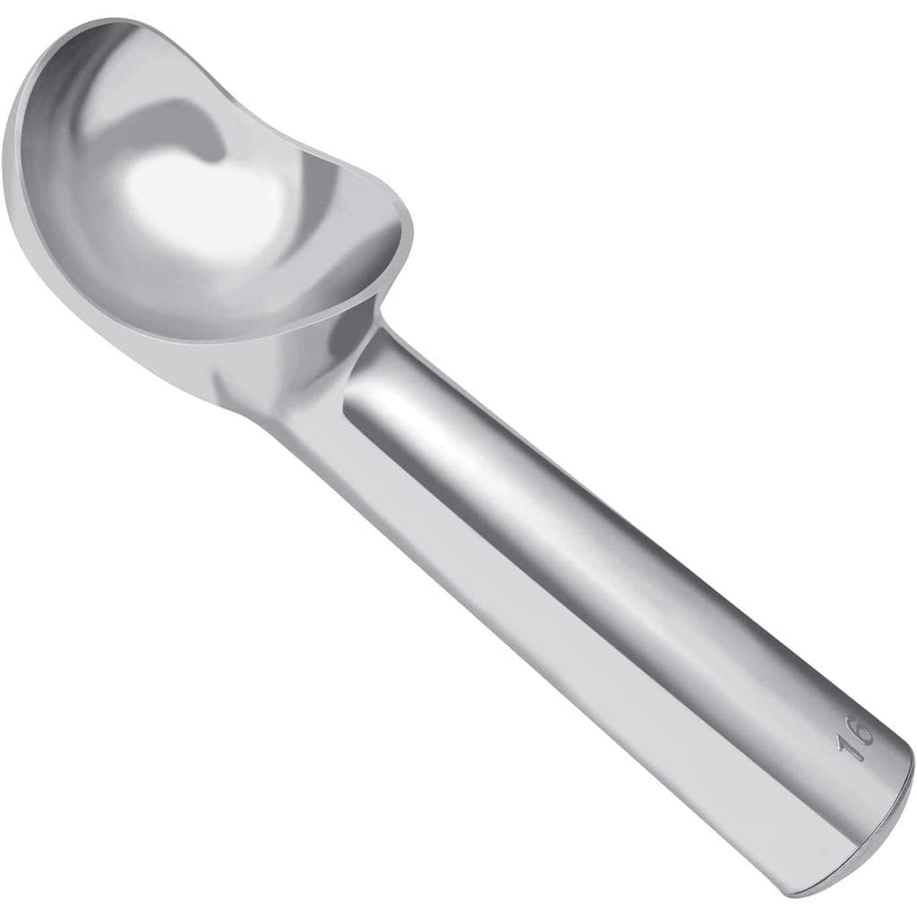 Colher Grande para Sorvete Pimoys de 7 polegadas, Antiaderente, Anti-Gelo, Colher de Metal para Sorvete, Design em Alumí