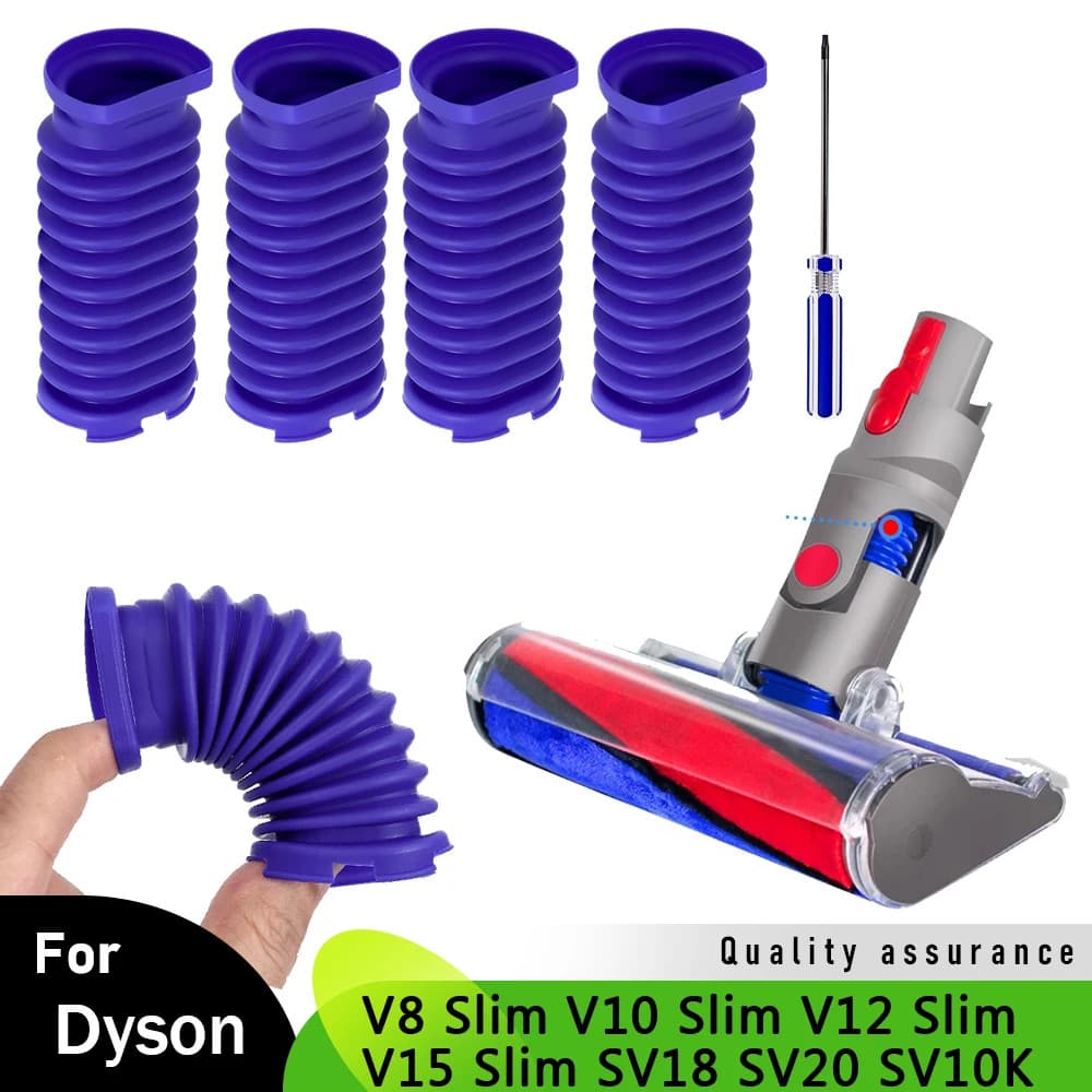 Para Dyson V8 Magro V10 V12 V15 SV18 SV20 SV10K Cabeça De Sucção Rolo Mangueira Aspirador Azul Com Chave De Fenda