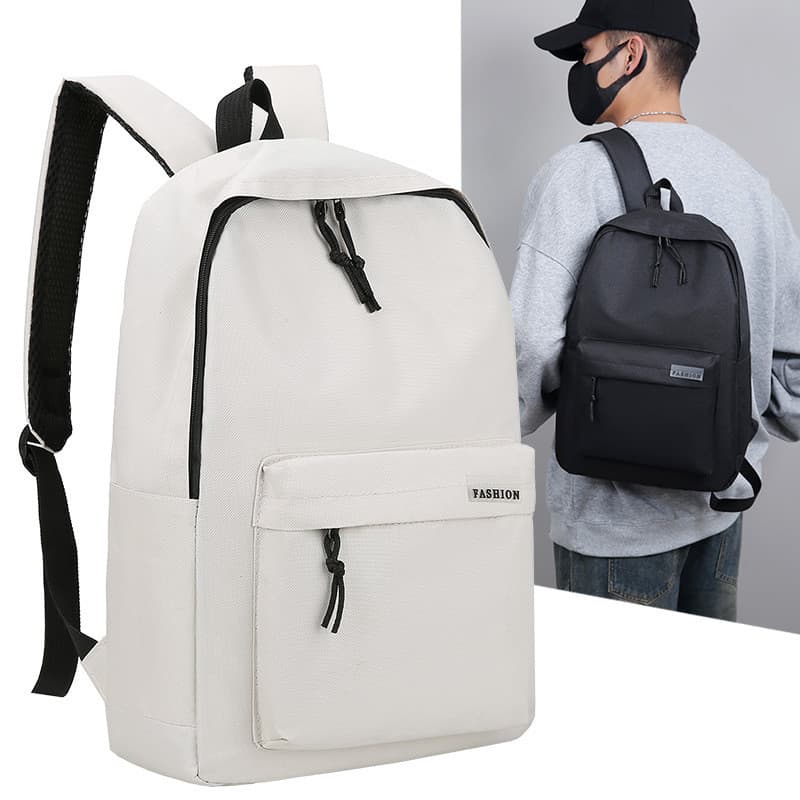 Grande capacidade estudante mochila das mulheres dos homens mochila versão coreana simples júnior escola mochila multifu