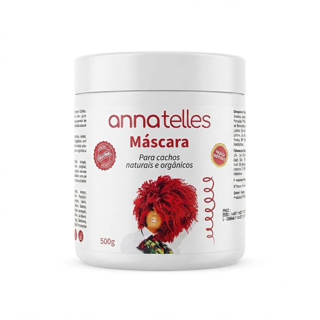 Máscara Anna Telles Hidratação Profunda Cachos Naturais 500g