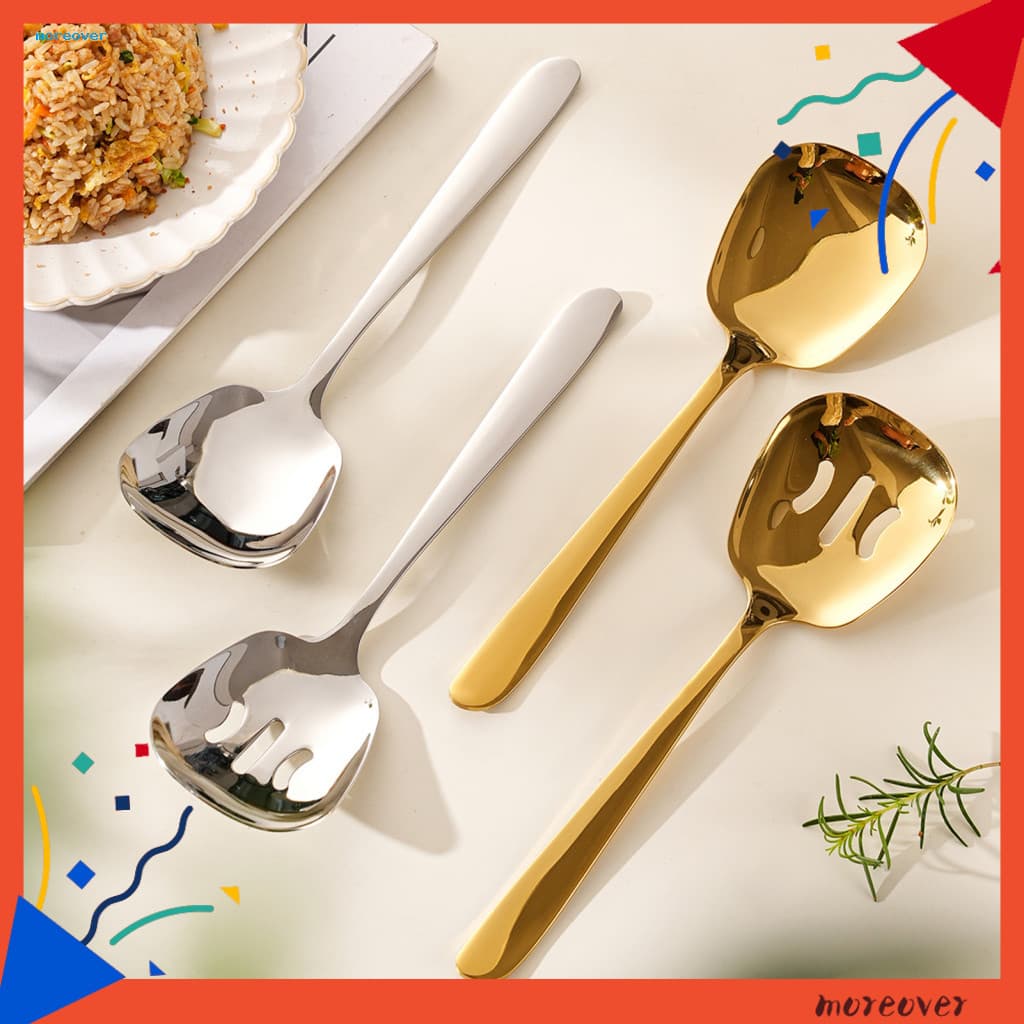 Mais Concha Resistente À Corrosão Colher De Arroz De Aço Inoxidável Sopa Cabeça De Servir Talheres Utensílio De Cozinha