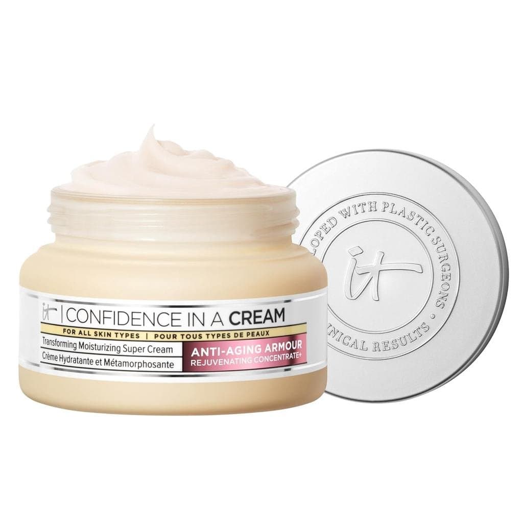 IT Cosmetics Confidence in a Cream - Hidratante Facial Hidratante e Antienvelhecimento, Reduz Visivelmente Linhas Finas