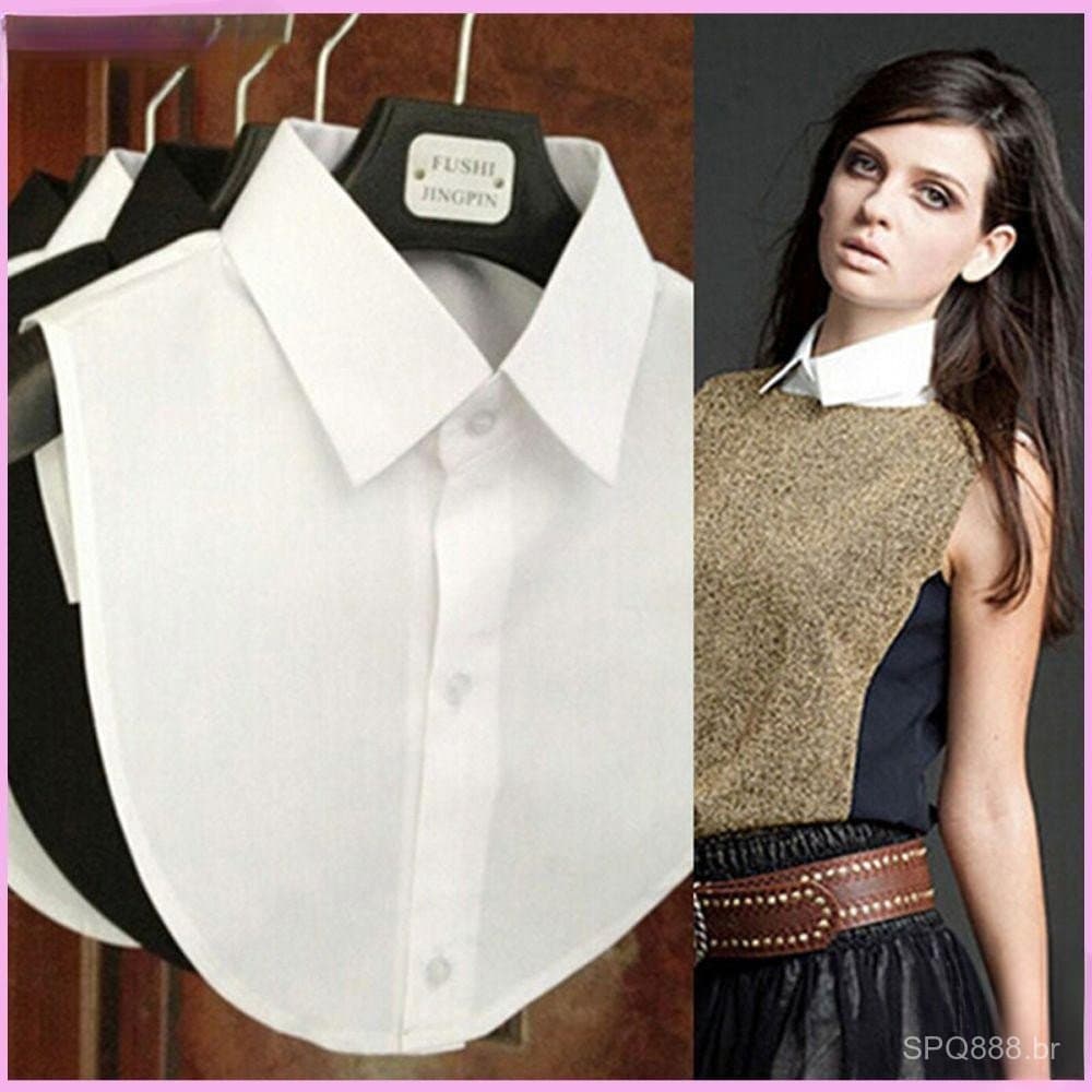 Blusa De Gola Falsa Feminina Acessórios De Roupas Da Moda KKXYSTAR