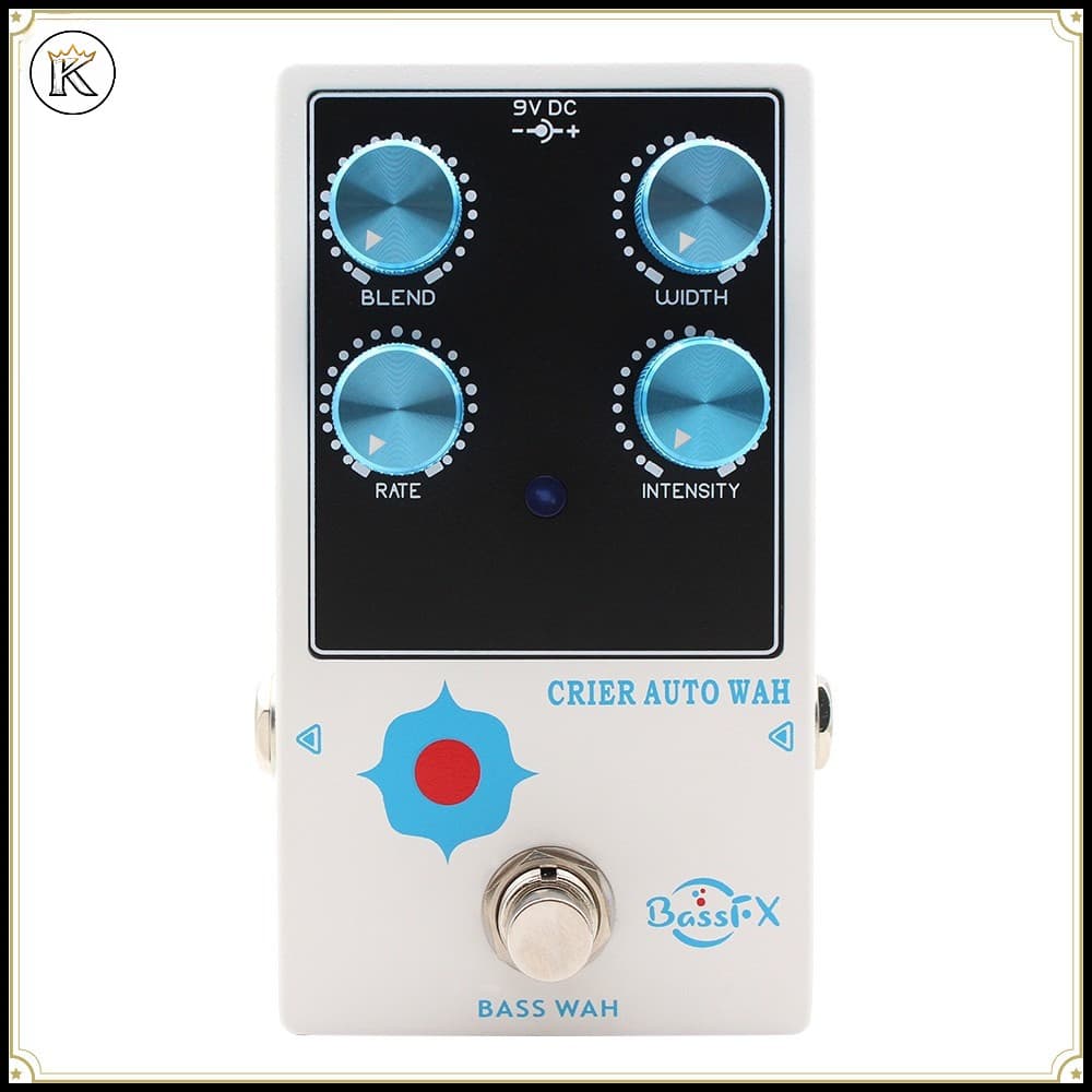 Fanmuzk Crier Auto Wah Pedal De Efeito Compact Stompbox Com Controle De Viés Ajustável Adequado Para Baixo Elétrico