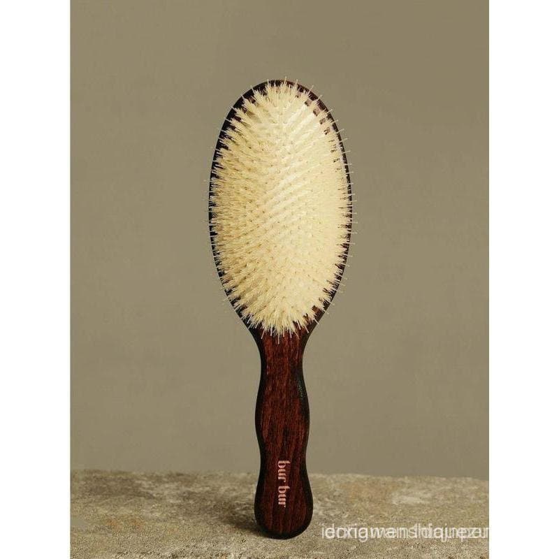 Escova Bur Bur Mermaid - Escova Essencial com Cerdas de Origem Ética e Almofada de Borracha Natural para Cabelos Médios