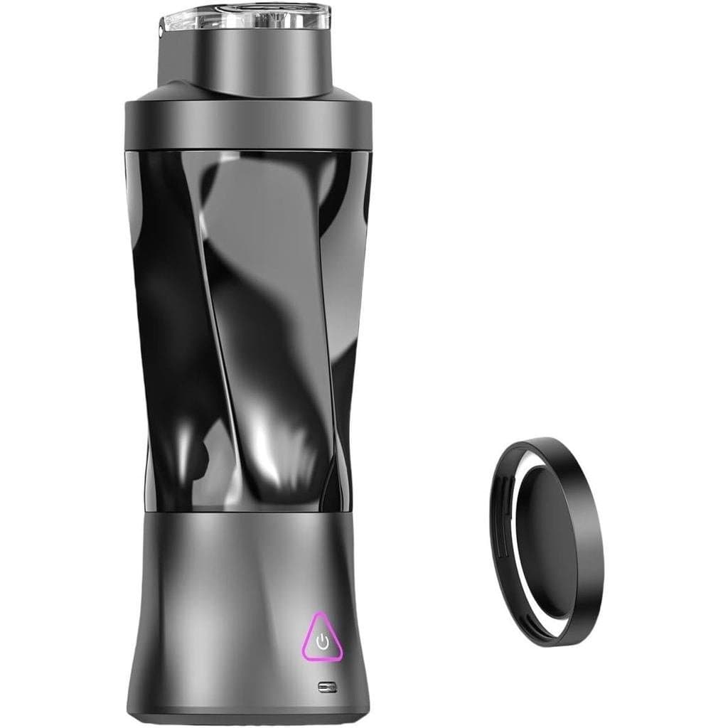 Liquidificador Portátil Potente de Plástico com 6 Lâminas, Liquidificador Pessoal Compacto para Smoothies, Mistura de Ge