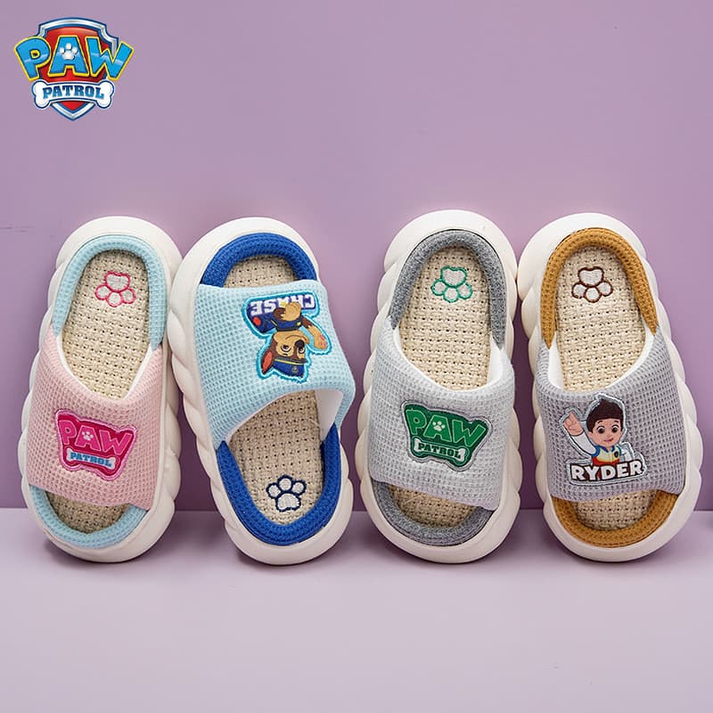 | slippers | ✡[Oferta especial Super econômica] Paws Team Chinelos de algodão infantis Quatro estações Casa Interior Pis