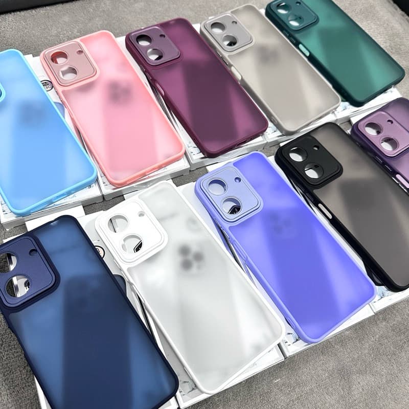 Capa Capinha SPACE Fosca Para Xiaomi Redmi 13C 4G buraco fino acrilico Case Anti impacto
