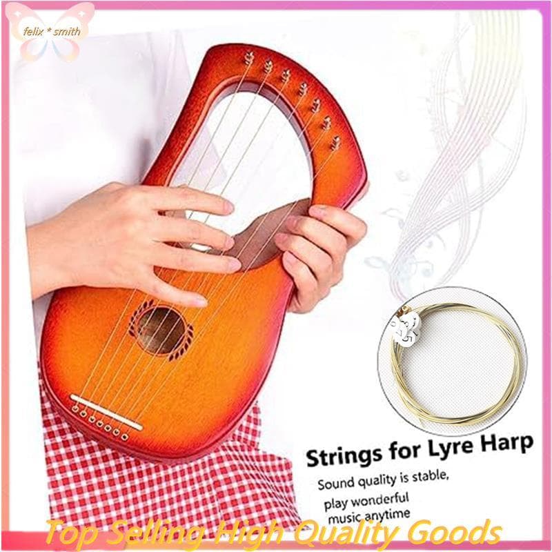 Um Conjunto De 16 Cordas De Harpa De Lira , Peças De Reposição , Acessórios , Corda De Metal Para