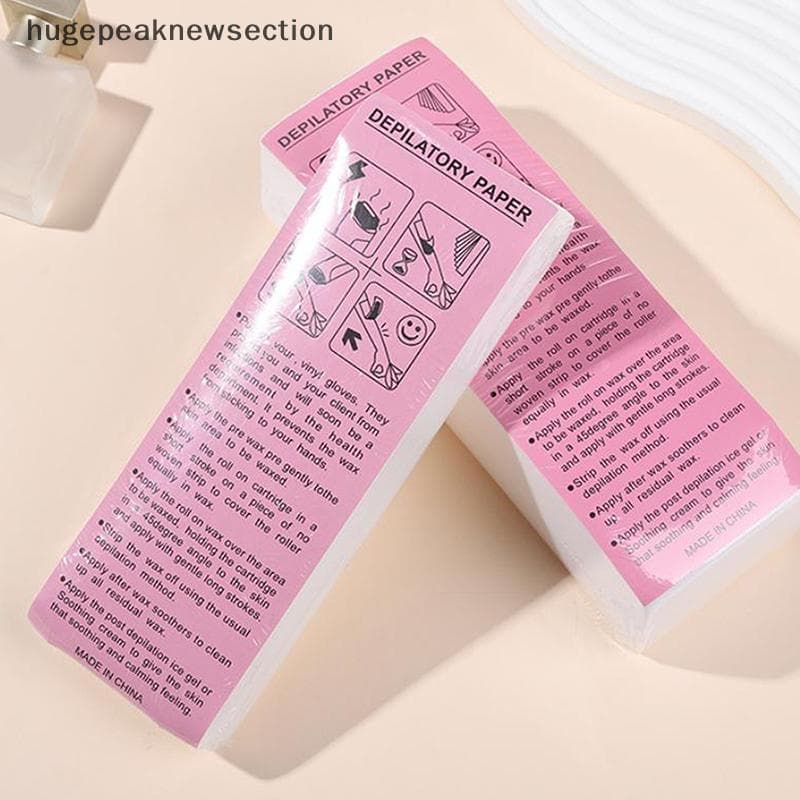 10/50/80/100 Pçs Papel De Cera Profissional Remoção Do Cabelo Tiras De Depilação Tecido Não Papéis Depilatório Ferrament