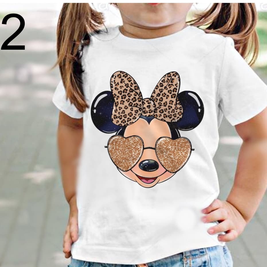 Camiseta menina infantil minnie oncinha, blusa blogueirinha tendencia