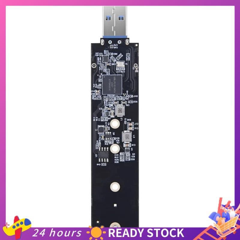 M . Adaptador 2 SATA NVMe SSD Para USB 3.1 , Placa Conversora Externa PCI-E-Gen 2 PCIe Tipo A