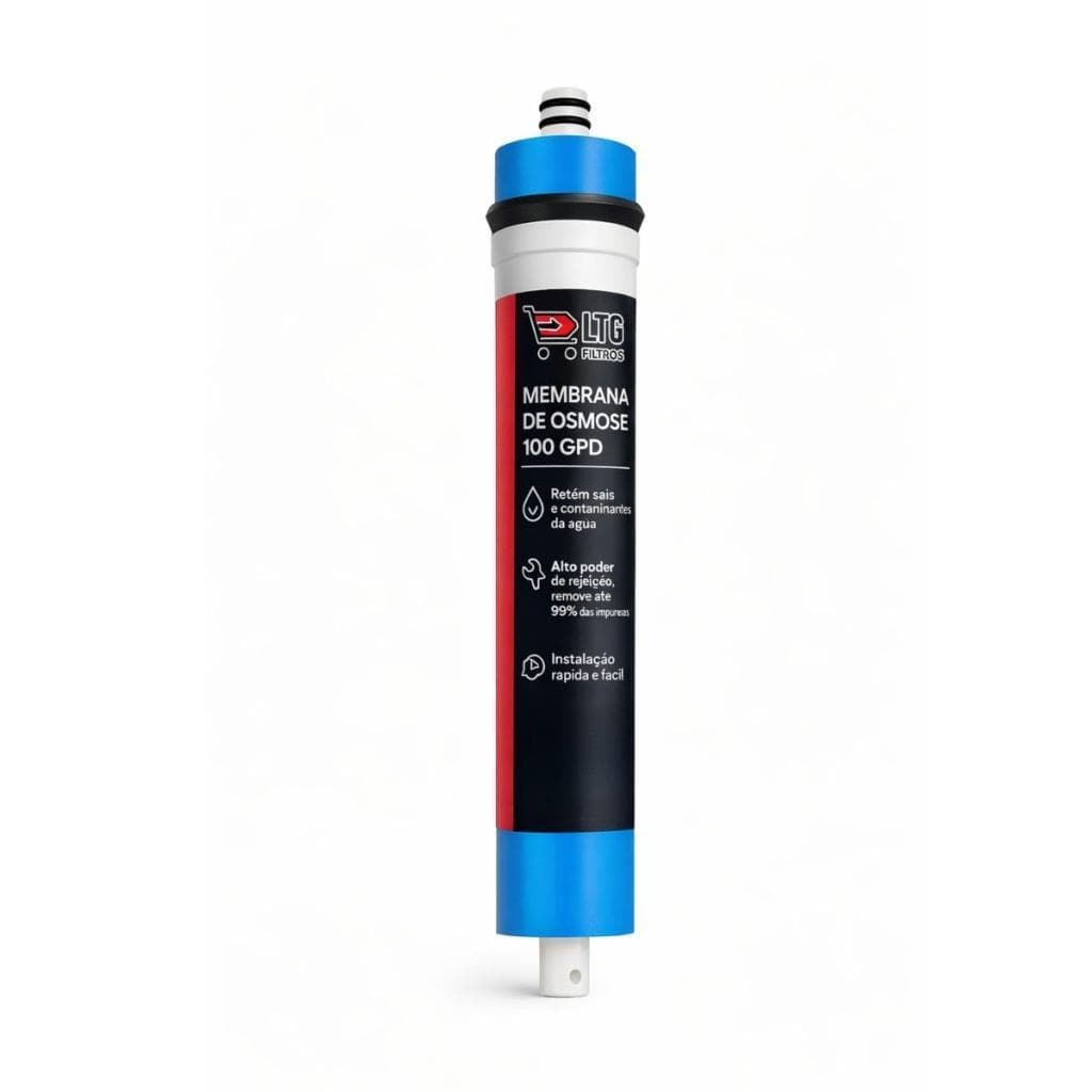 Cartucho Refil Membrana Osmose Reversa Ltg Filtros 100gpd