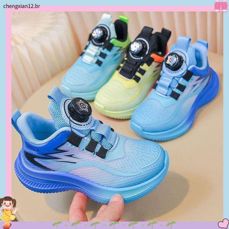 2026 primavera verão novo estilo papai sapatos casuais malha respirável meninos meninas sapatos esportivos Ultra-leve tê