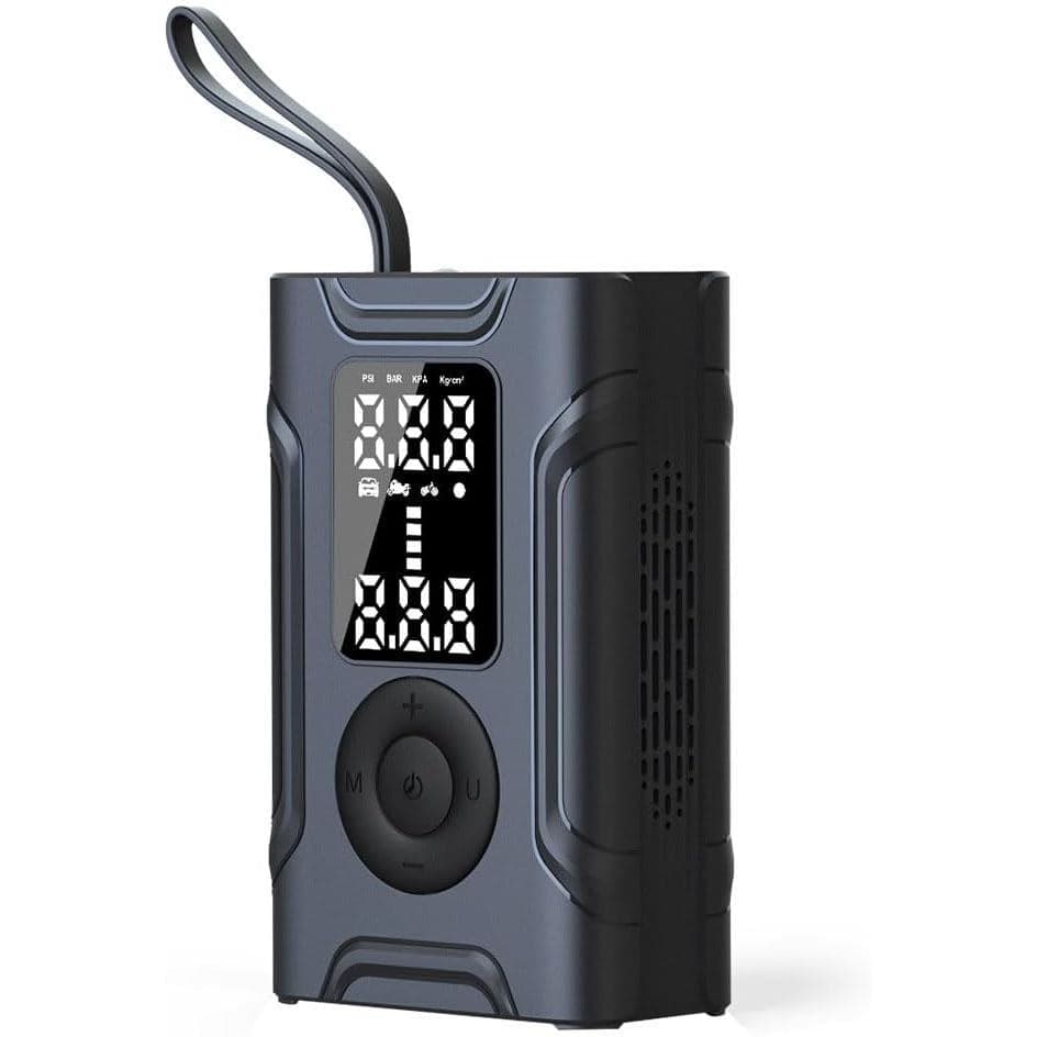 Bomba de Ar Portátil VGSLFAIR 150PSI, Compressor de Ar 3X Mais Rápido com Bateria de 4000mAh e Conexão Tipo-C, Medidor D
