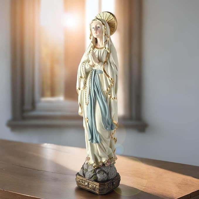 Venda quente boutique pintado à mão 38cm de alto personagem religioso Luther resina ornamentos igreja suprimentos mobili