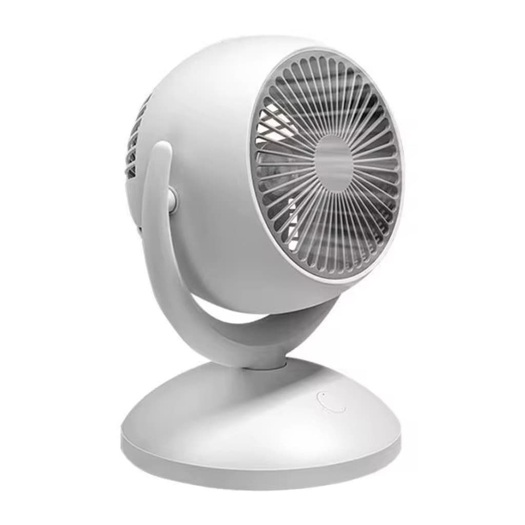 Ventilador Portátil Recarregável 2400mAh Silencioso 4 Velocidades Tipo C Mesa Escritorio Bivolt MSFILM