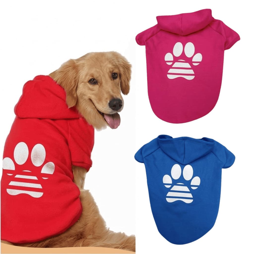 Roupinha Pet Moletom Flanelado Porte Pequeno e Grande Roupa Frio Inverno Casaco para Cachorro