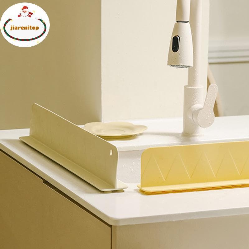 jiarenitop 1Pc Silicone Pia Respingo Guarda Com Ventosa Anti-Barreira Para Bacia De Cozinha À Prova Dwaterproof Água Spl