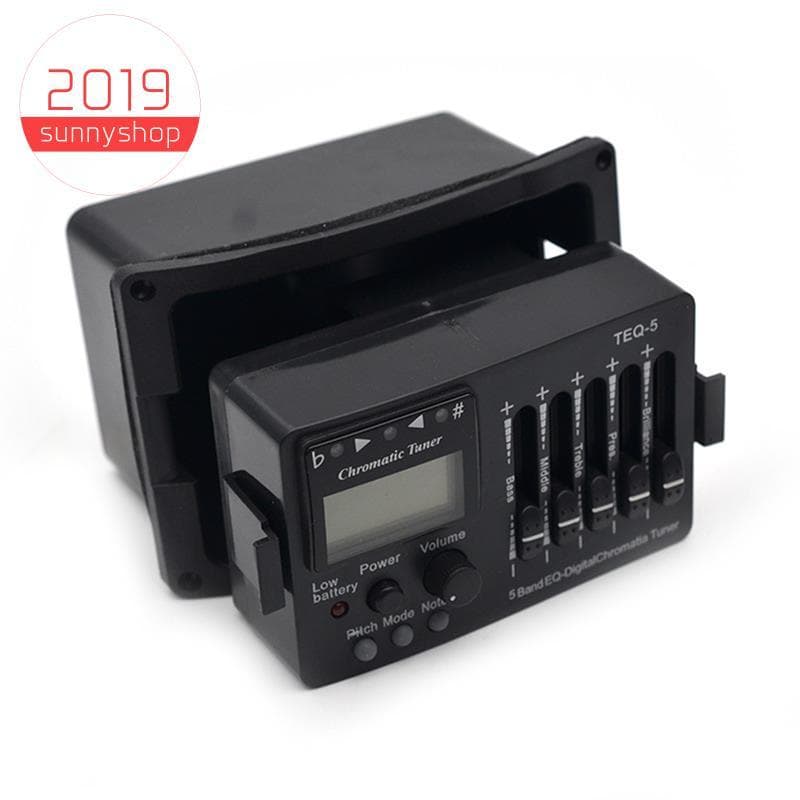 Afinador Cromático Digital Incluído , Pré-Amplificador De Guitarra Acústica De 5 Bandas , Equalizador , Captação , Desig