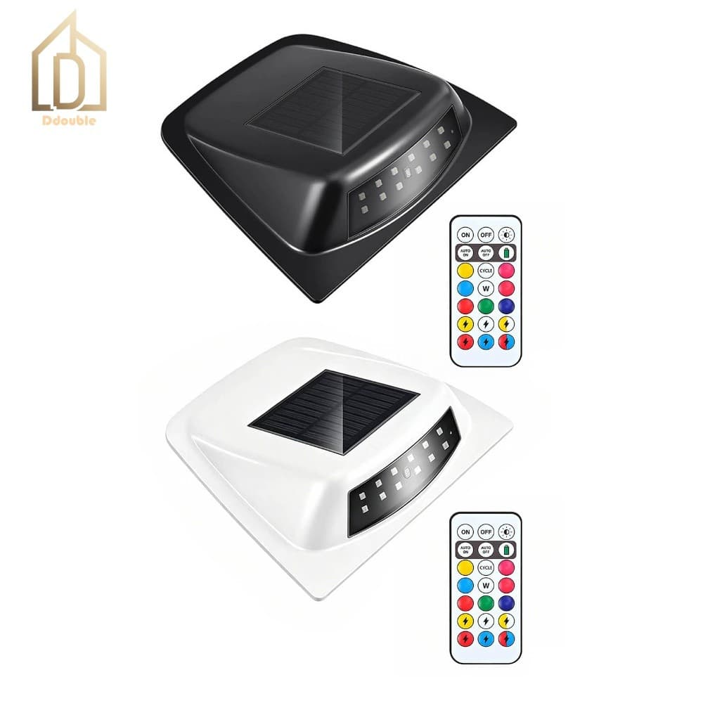 Luz Marcadora Solar Para Teto De Carro , À Prova D'água , Sem Broca , Fácil Instalação , Controle Remoto , 8 Cores Capta