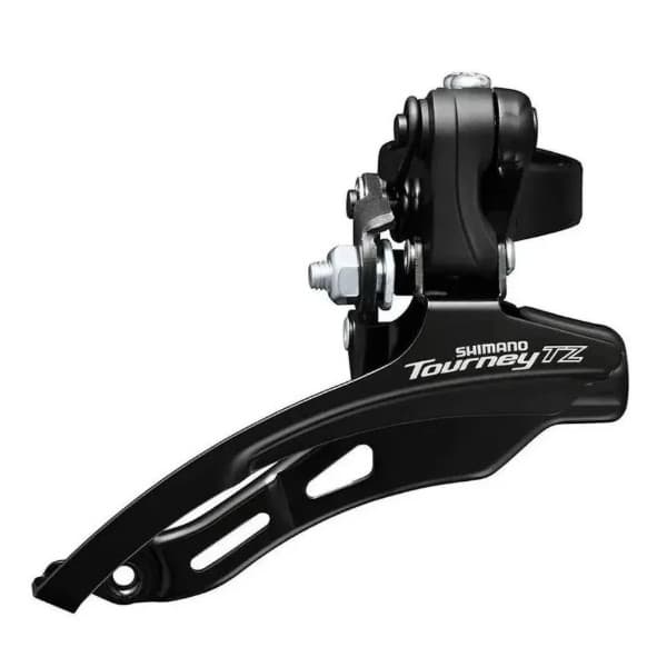 Câmbio Dianteiro Shimano Tourney Tz500 6v 7v 8v P/ Coroa 42D 31.8m Cabo Por Cima Bike Aro 29