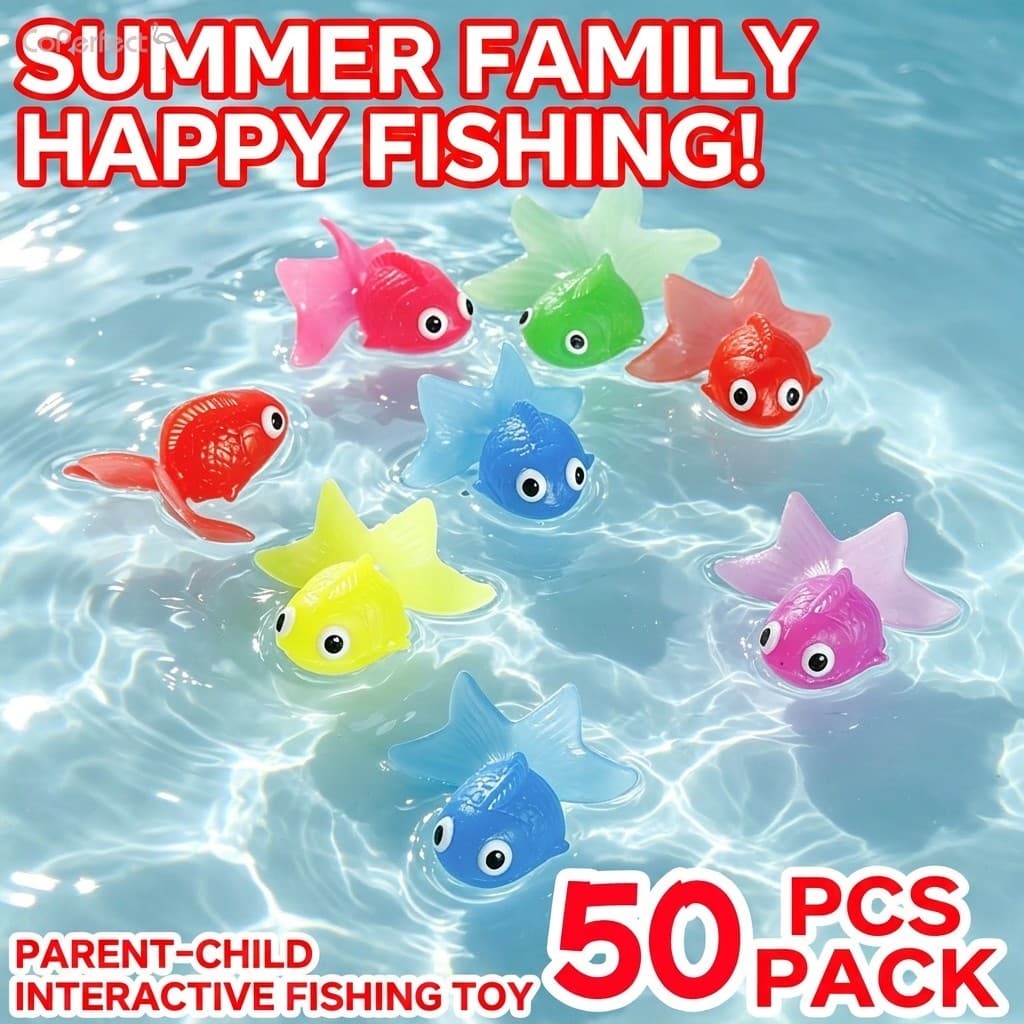 Brinquedo De Pesca Infantil-Conjunto De Banho De Peixe Dourado Com Simulação De Água Para Meninos E Meninas