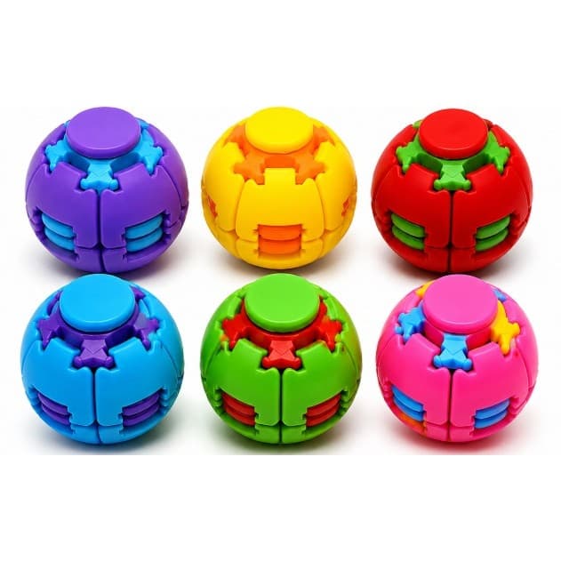 Spinner Ball Bolinha Giratória Incrivel Anti Estress Fidget - Multicor