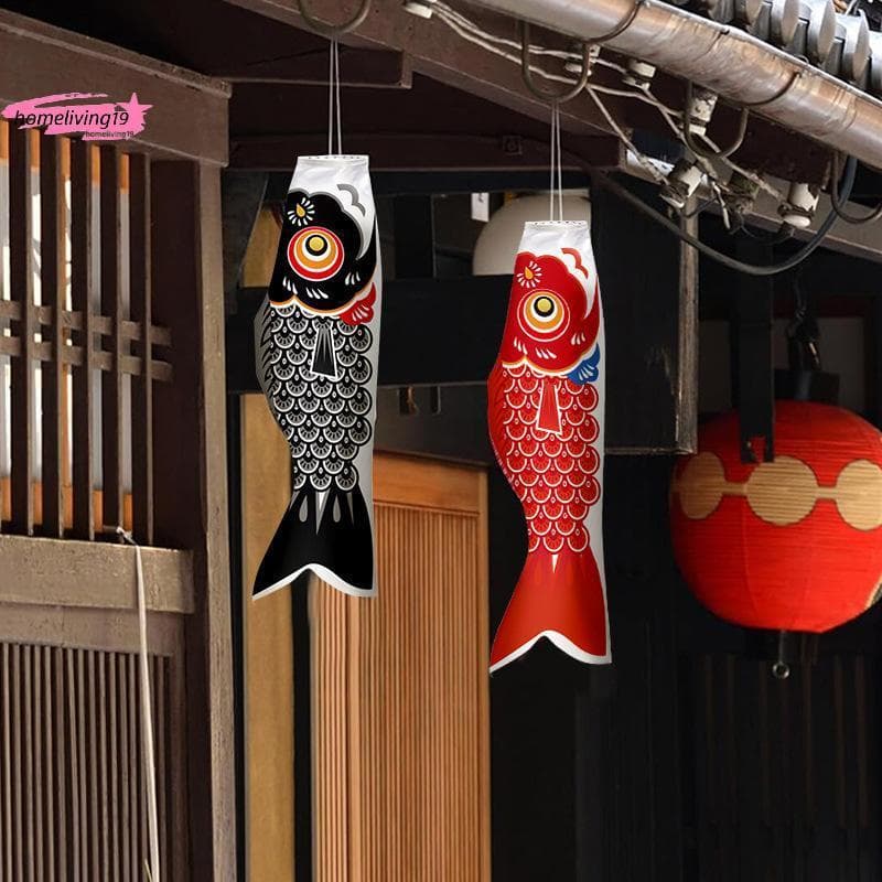 HOM Mini Japonês Koinobori Carpa Bandeira Cor Brilhante Leve Windso Para Casamento Aniversário Quintal Decoração Present