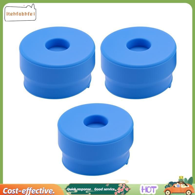 Tampa De Substituição De Silicone De Qualidade Alimentar Reutilizável Se Encaixa Em Garrafas De 55 Mm 3 Peças