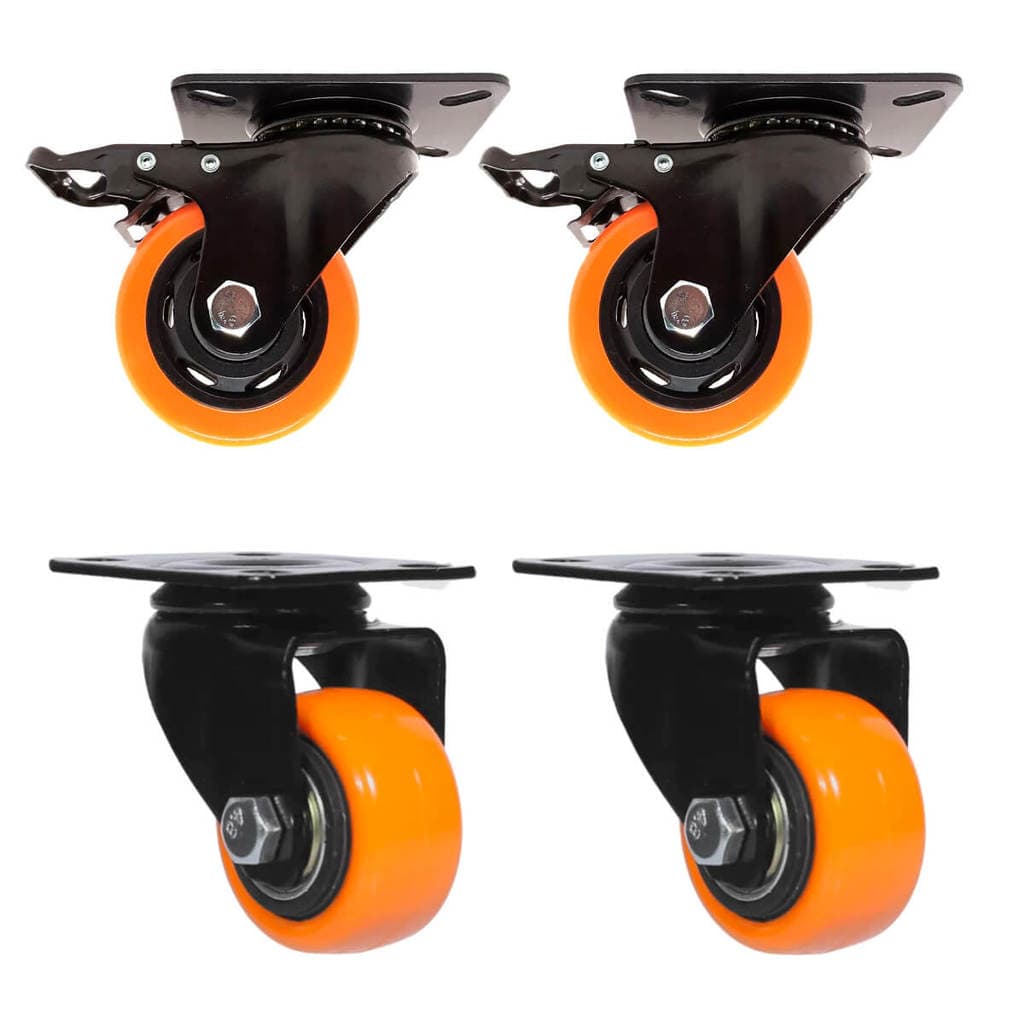 Kit 4 Rodízio Rodinhas Giratórias Reforçada 40mm