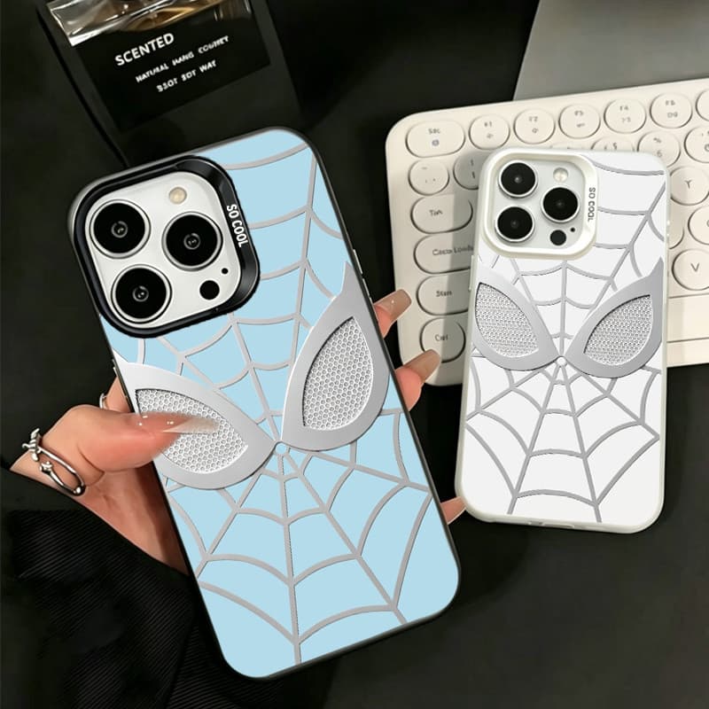 Estilo de rua moderno e descolado Capinha para iPhone 17/16/15 Pro Max capas para celular da série Homem-Aranha