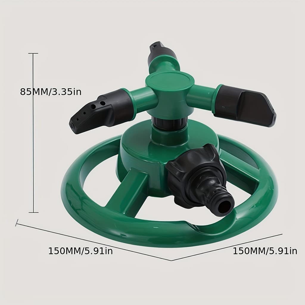 Cabeça de aspersor rotativa de 360 graus para irrigação automática de hortas agrícolas, irrigação e resfriamento de gram