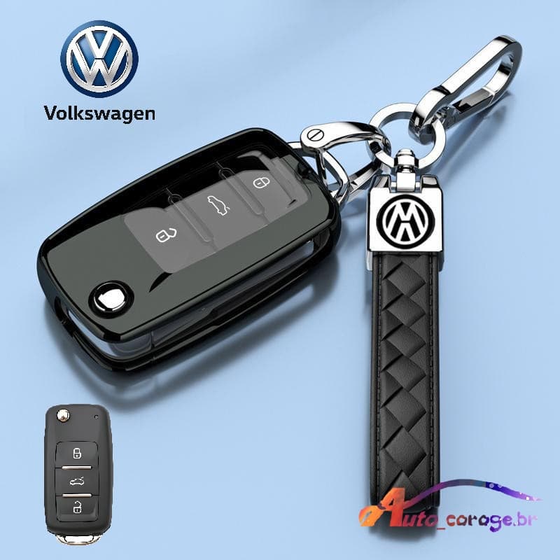 Capa de Chave Remota para Volkswagen Gol/POLO/Amarok Voyage/FOX/Jetta/Fusca Spacefox/Tiguan/SAVEIRO/CROSS Meriva RYM5
