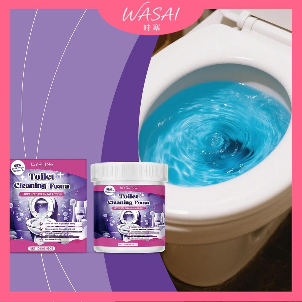 [Venda Quente] Jaysuing Pó De Limpeza De Banheiro Doméstico Remove Manchas De Odor Tipo Fragrância Cuidados Diários