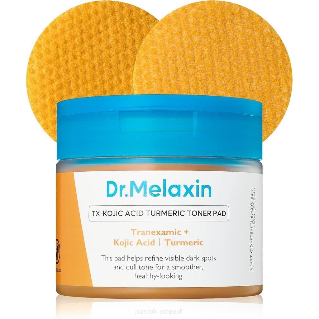 Dr. MelaxinTX Discos Tonificadores de Ácido Kójico e Cúrcuma, 70 Peças, Aminoácidos, Cúrcuma, Beleza, Discos Tonificador