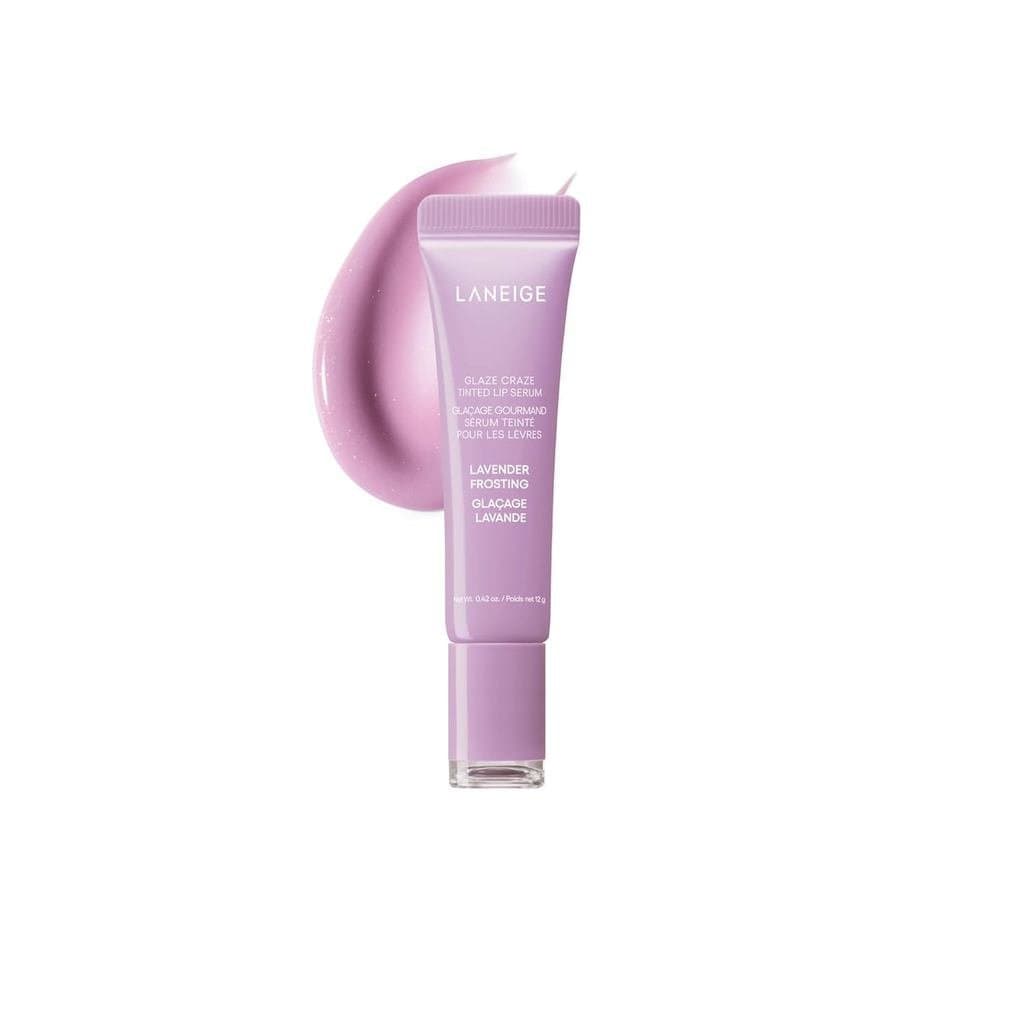 LANEIGE GlazeCraze Tinted Lip Serum: Sérum Hidratante para Lábios Brilhantes e Nutridos com Polipeptídeos para Efeito Vo