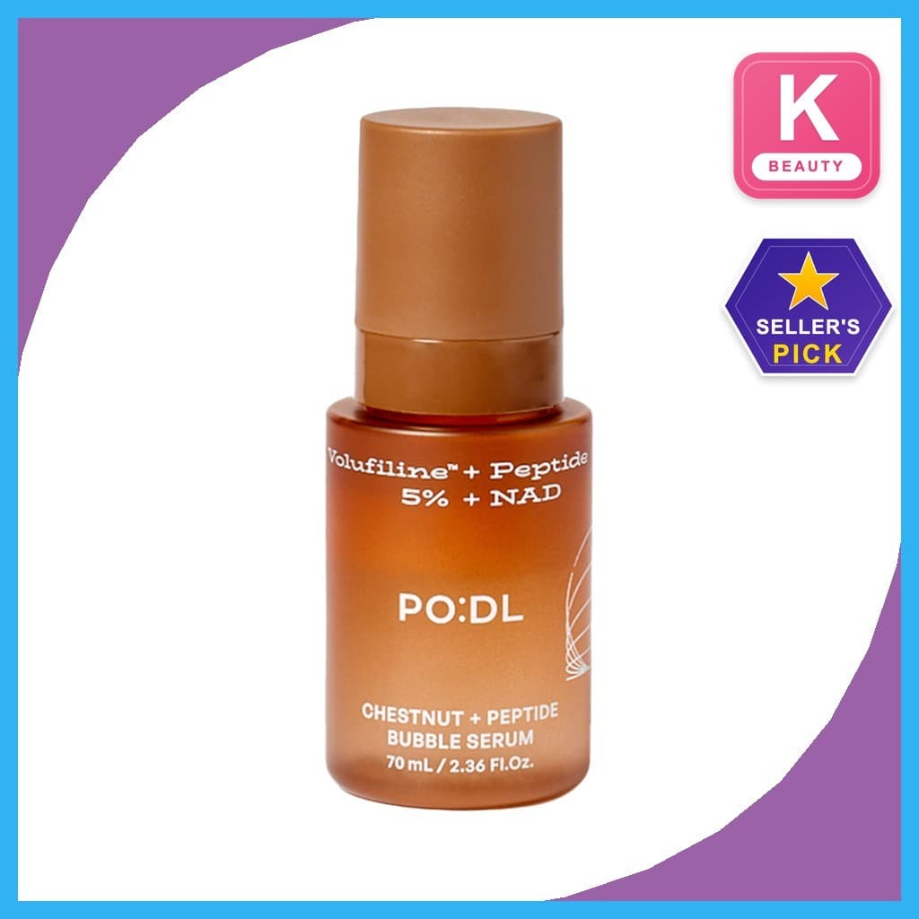 [podl] Soro De Bolha De Peptídeo De Castanha 70ml 1 Unidade/Facial Coreano/Elasticidade Suave E Cuidados Com A Umidade