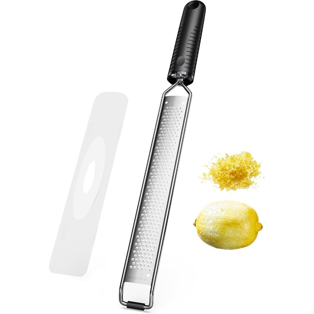 Ralador de Limão com Cabo Antiderrapante, Ralador de Queijo para Cozinha, 15 polegadas