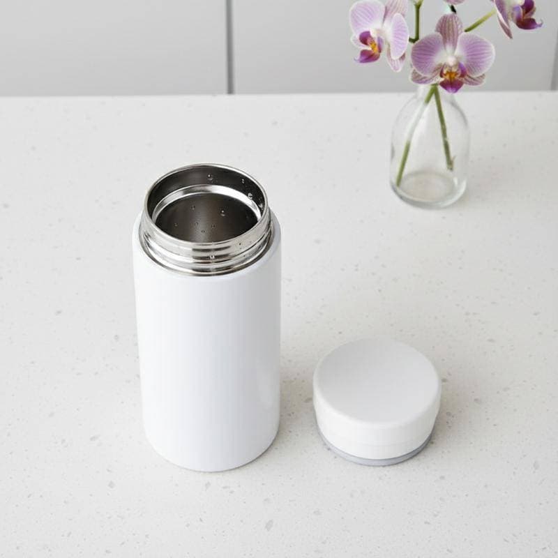 [MF] Mini Garrafa Térmica De 200ml , Caneca De Café , Copo Isolado De Aço Inoxidável Térmico Portátil , De Água Para Via