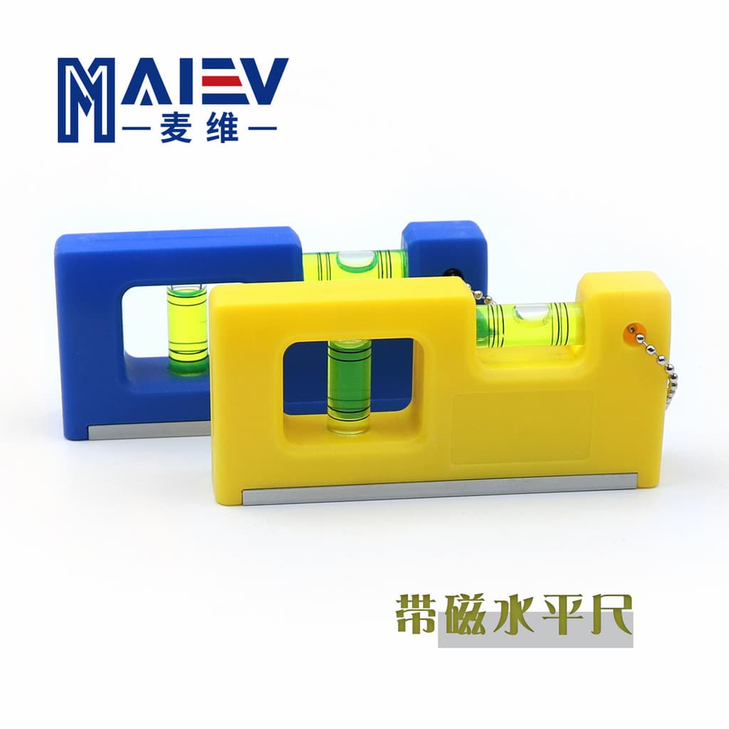 Fornecimento de 13cm nível de espírito de plástico forte nível de espírito magnético portátil doméstico nível de espírit