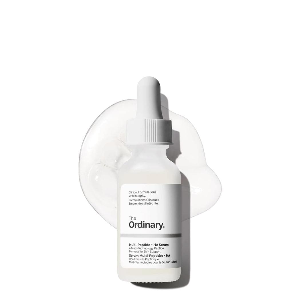 The Ordinary Multi-Peptide + Hyaluronic Acid, Sérum Anti-Envelhecimento com Peptídeos para Pés de Galinha, Elasticidade