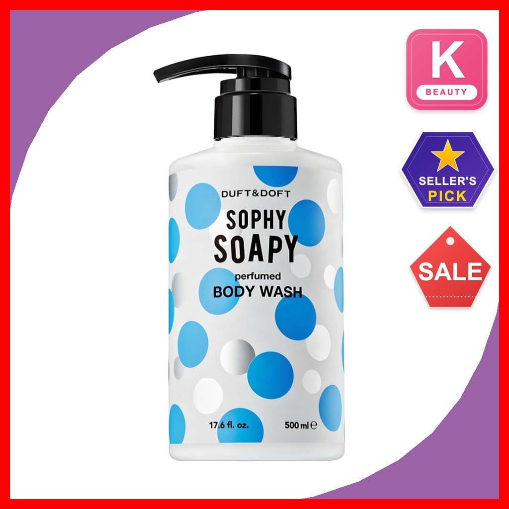 [DUFT & DOFT] Sabonete Líquido Perfumado Sophy 500ml 1 Unidade/Coreano/Limpeza Refrescante Perfumada