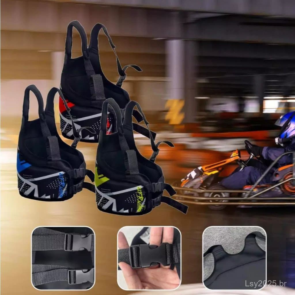 Colete Protetor de Costas para Karting Adulto, para Homens e Mulheres, Peito 9GS9
