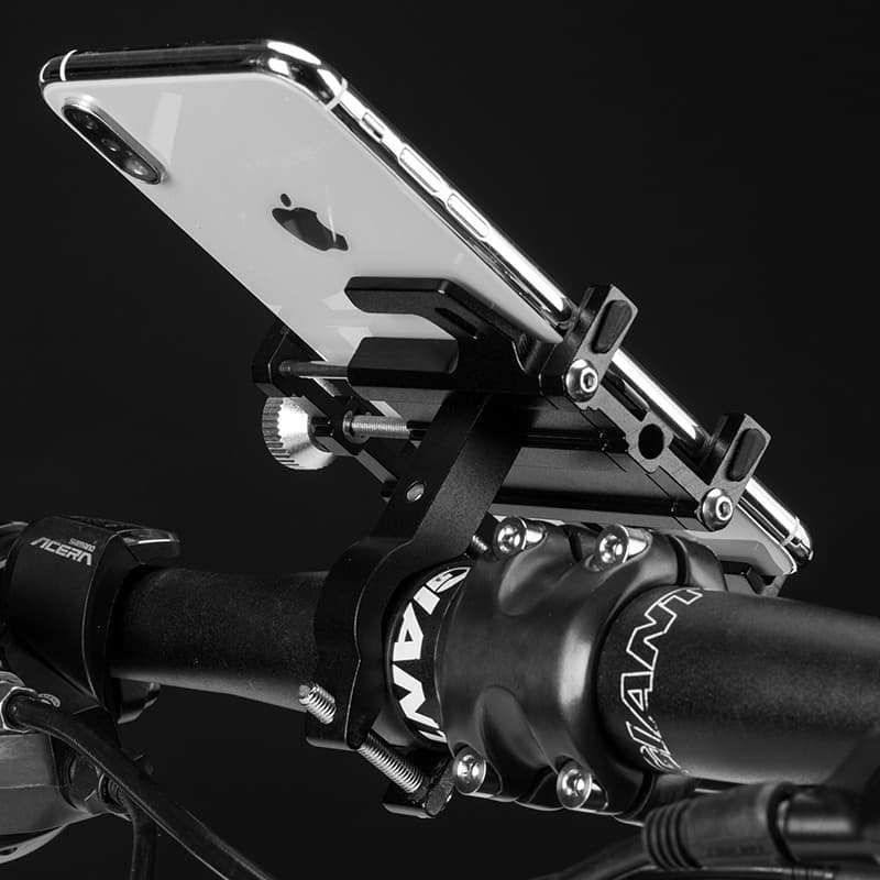 Suporte de telefone em liga de alumínio Rock Brothers ATX610/620/660/810/830/860 Suporte de navegação para Mountain Bike