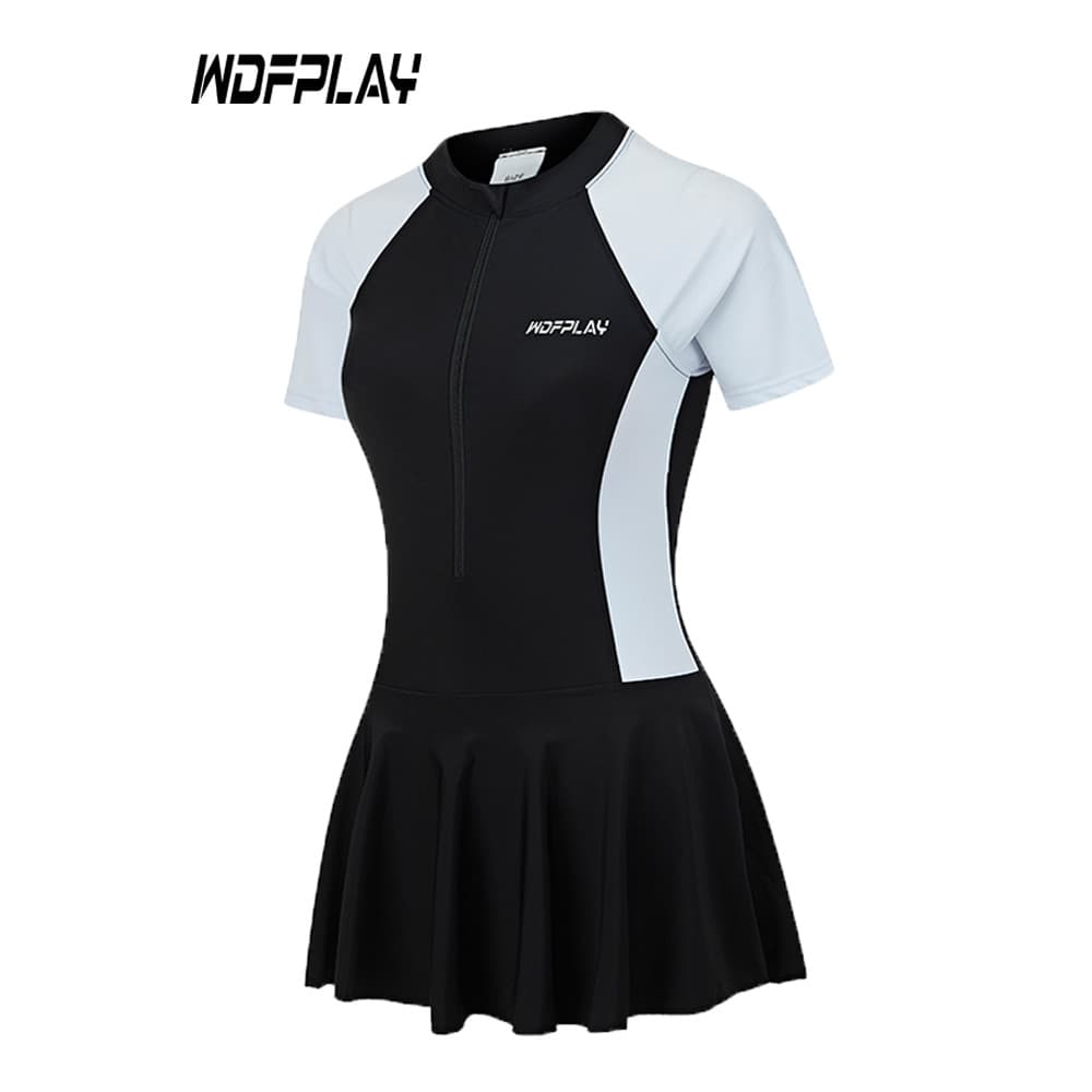 Terno de mergulho surf terno maiô feminino venda quente maiô de uma peça protetor solar maiô profissional primavera quen