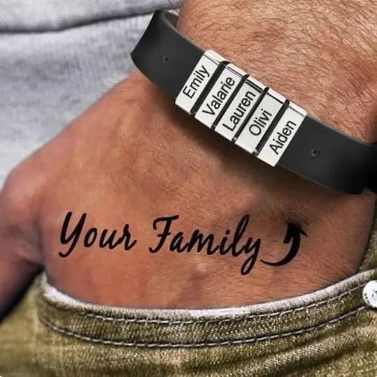 Pulseira Gravada Em Aço Inoxidável Masculina E Feminina , Ajustável De Couro Genuíno , Presente De Casal Faça Você Mesmo